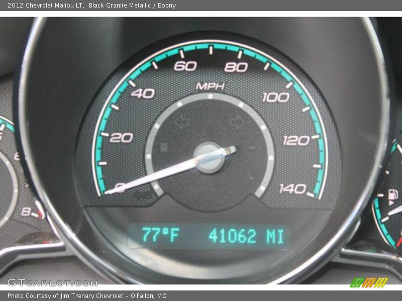 Black Granite Metallic / Ebony 2012 Chevrolet Malibu LT