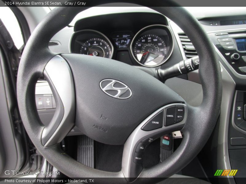 Gray / Gray 2014 Hyundai Elantra SE Sedan