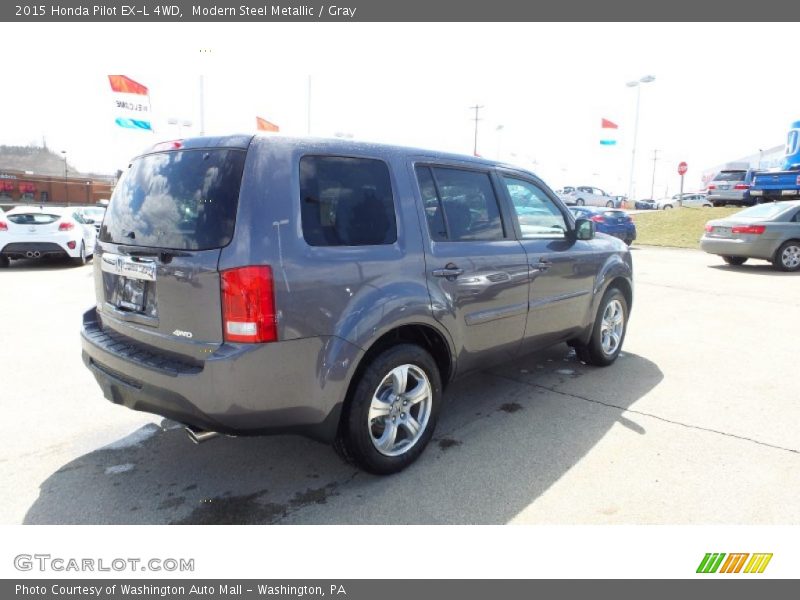Modern Steel Metallic / Gray 2015 Honda Pilot EX-L 4WD