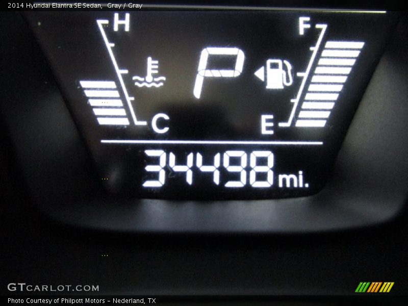 Gray / Gray 2014 Hyundai Elantra SE Sedan