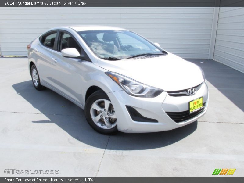 Silver / Gray 2014 Hyundai Elantra SE Sedan