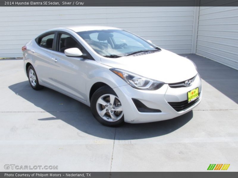 Silver / Gray 2014 Hyundai Elantra SE Sedan