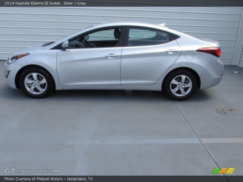 Silver / Gray 2014 Hyundai Elantra SE Sedan