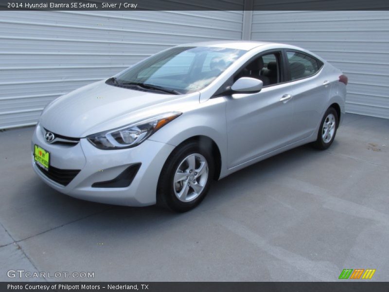 Silver / Gray 2014 Hyundai Elantra SE Sedan