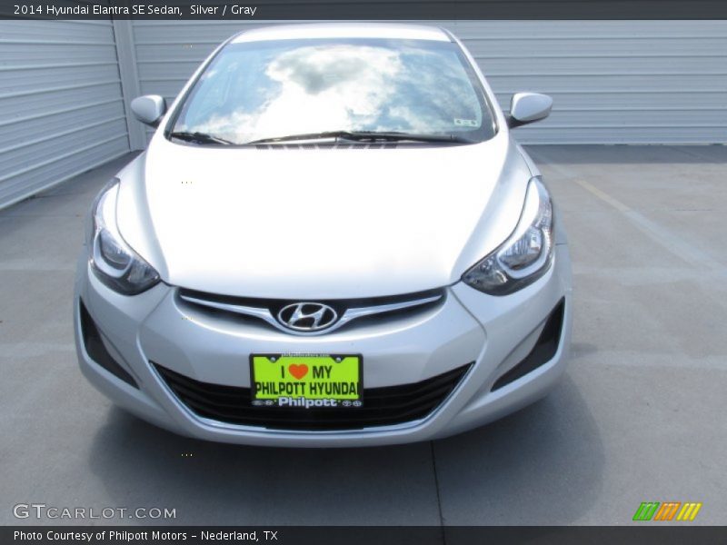 Silver / Gray 2014 Hyundai Elantra SE Sedan