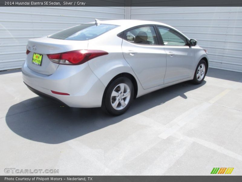 Silver / Gray 2014 Hyundai Elantra SE Sedan