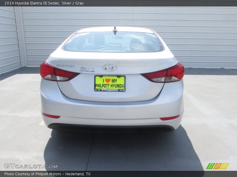 Silver / Gray 2014 Hyundai Elantra SE Sedan