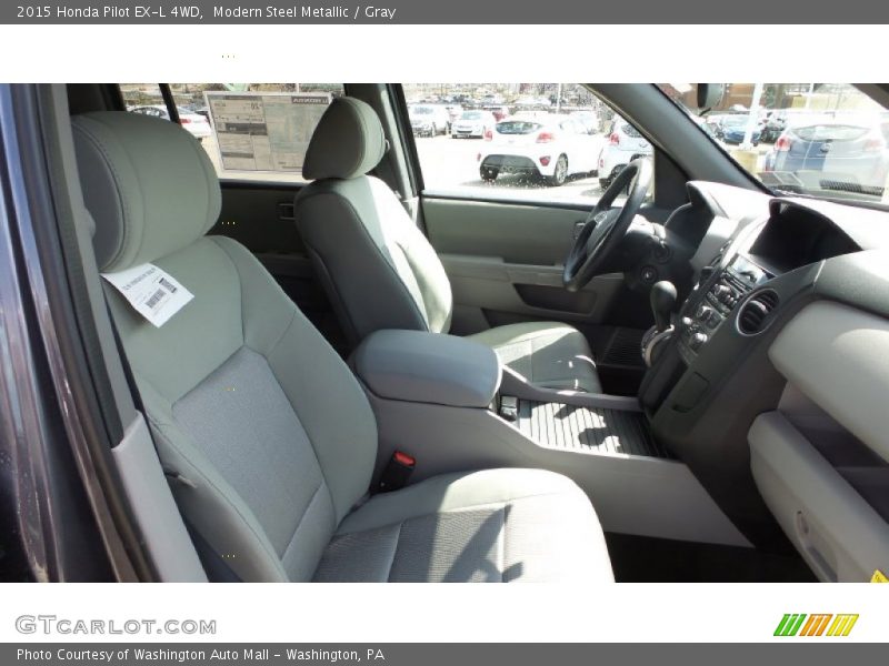 Modern Steel Metallic / Gray 2015 Honda Pilot EX-L 4WD
