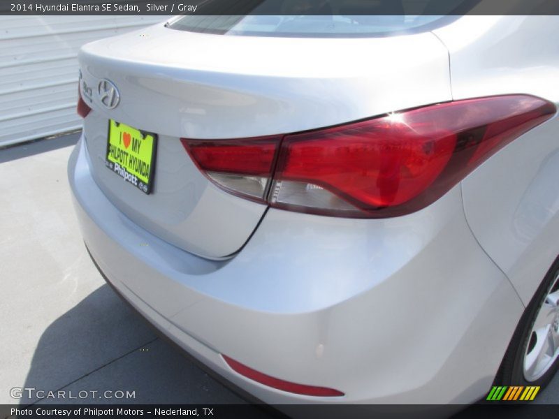 Silver / Gray 2014 Hyundai Elantra SE Sedan