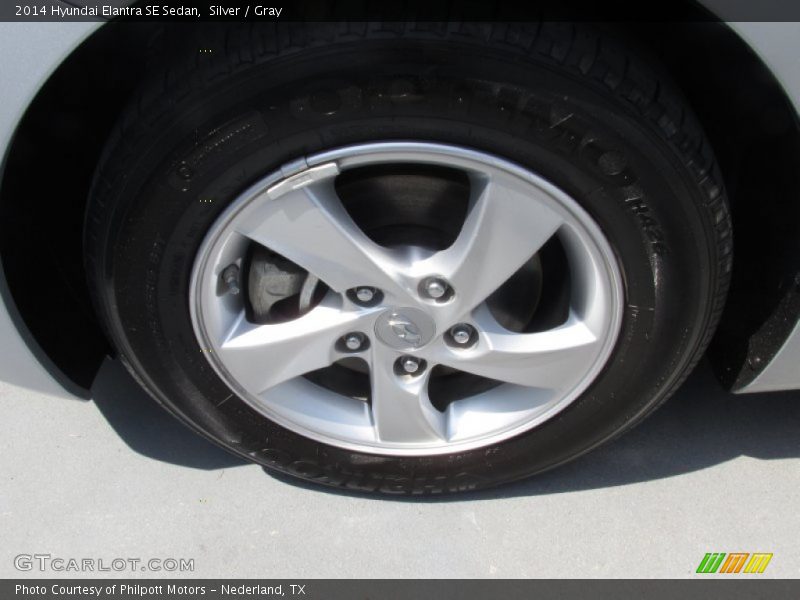 Silver / Gray 2014 Hyundai Elantra SE Sedan