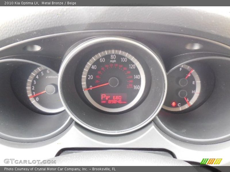 Metal Bronze / Beige 2010 Kia Optima LX