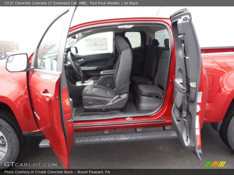 Red Rock Metallic / Jet Black 2015 Chevrolet Colorado LT Extended Cab 4WD