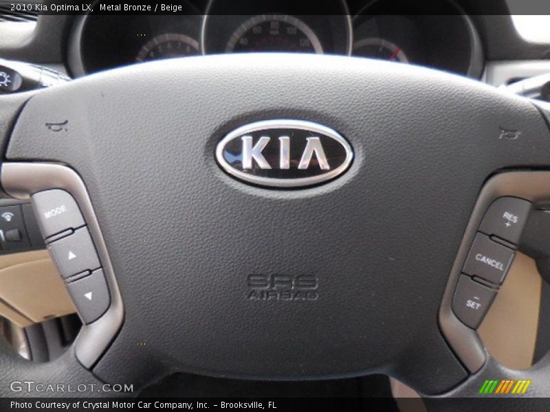 Metal Bronze / Beige 2010 Kia Optima LX