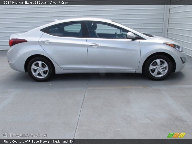 Silver / Gray 2014 Hyundai Elantra SE Sedan