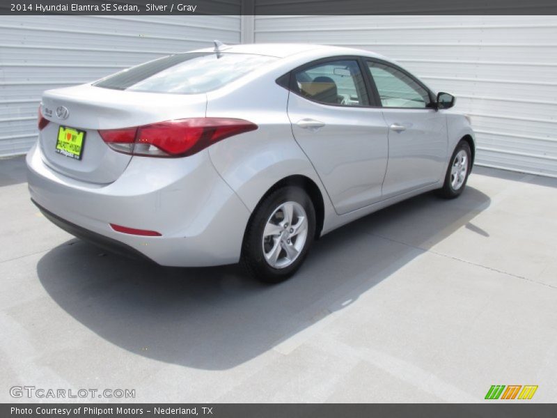 Silver / Gray 2014 Hyundai Elantra SE Sedan