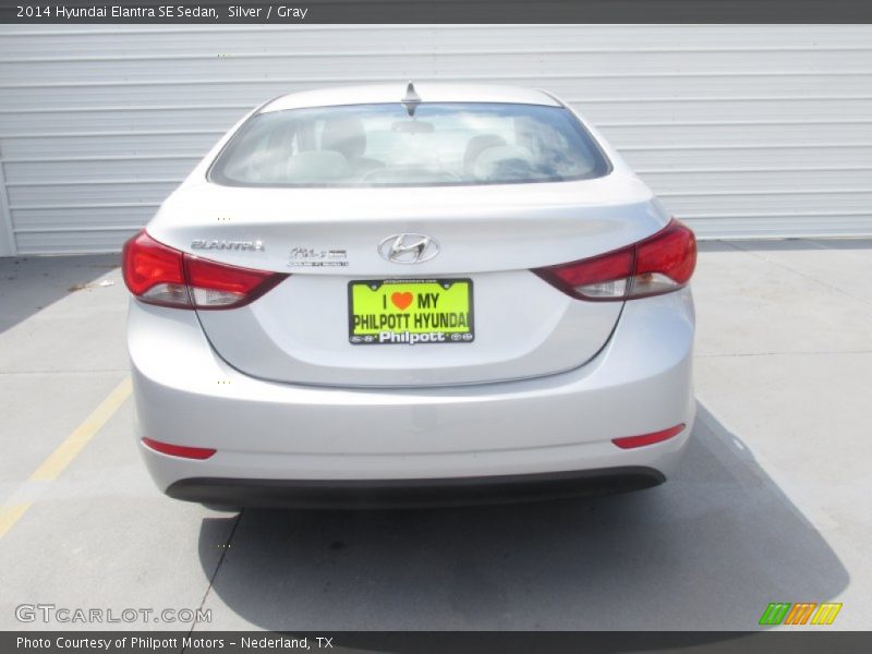 Silver / Gray 2014 Hyundai Elantra SE Sedan