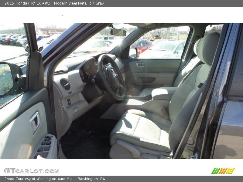 Modern Steel Metallic / Gray 2015 Honda Pilot LX 4WD