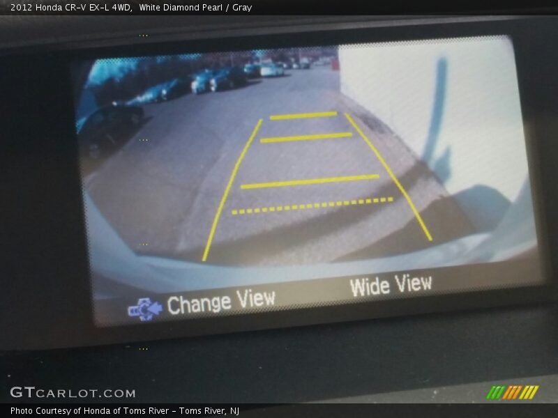 White Diamond Pearl / Gray 2012 Honda CR-V EX-L 4WD