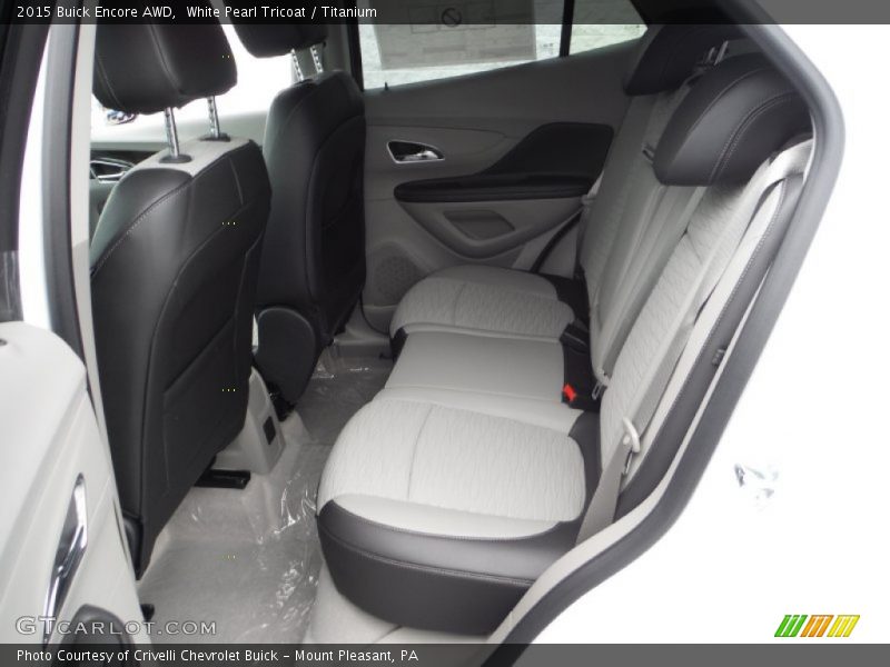 White Pearl Tricoat / Titanium 2015 Buick Encore AWD