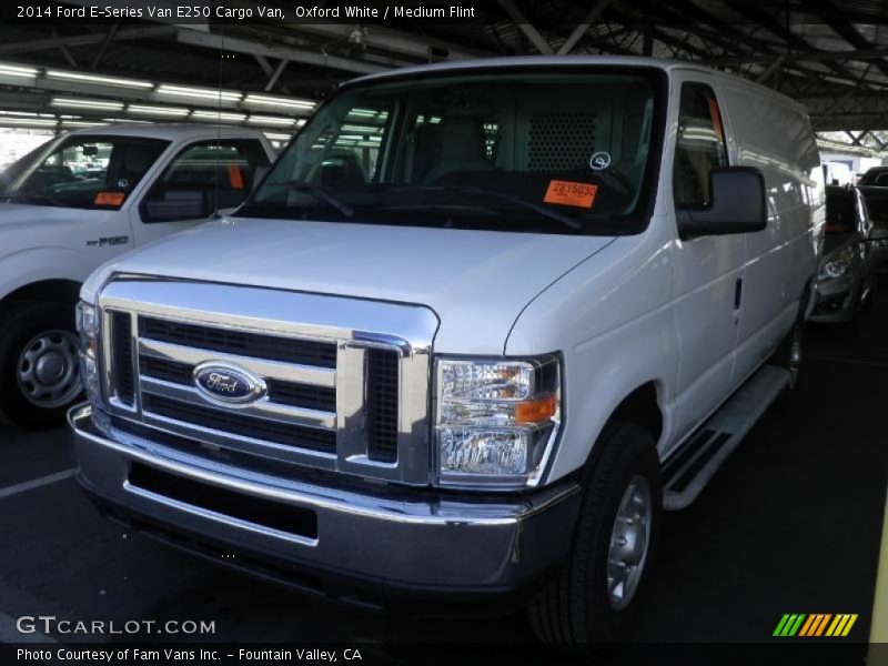 Oxford White / Medium Flint 2014 Ford E-Series Van E250 Cargo Van