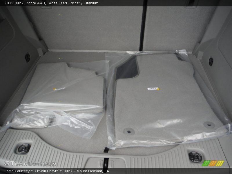 White Pearl Tricoat / Titanium 2015 Buick Encore AWD