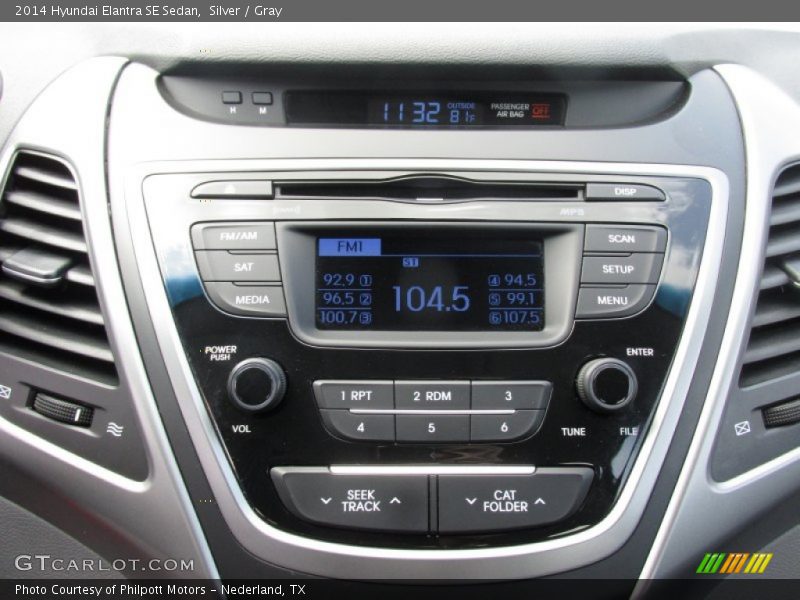 Silver / Gray 2014 Hyundai Elantra SE Sedan