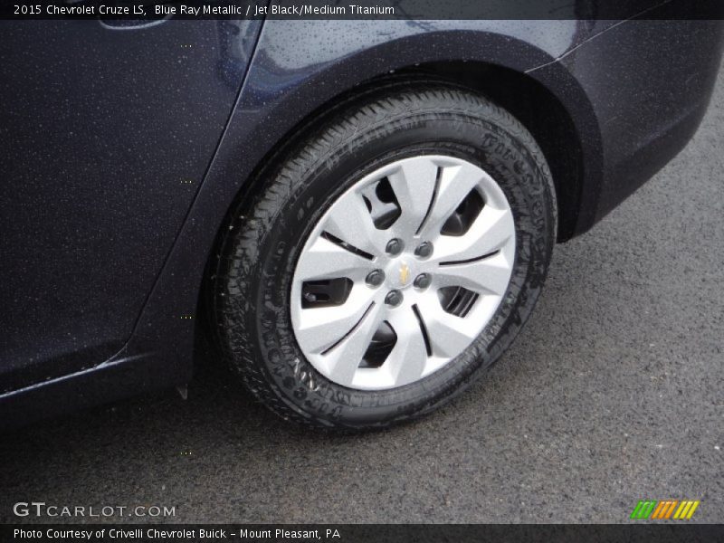 Blue Ray Metallic / Jet Black/Medium Titanium 2015 Chevrolet Cruze LS