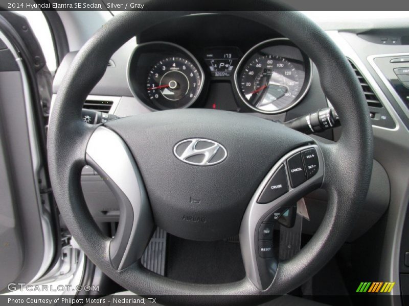 Silver / Gray 2014 Hyundai Elantra SE Sedan