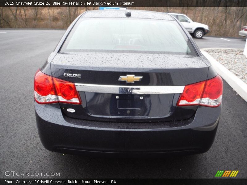 Blue Ray Metallic / Jet Black/Medium Titanium 2015 Chevrolet Cruze LS