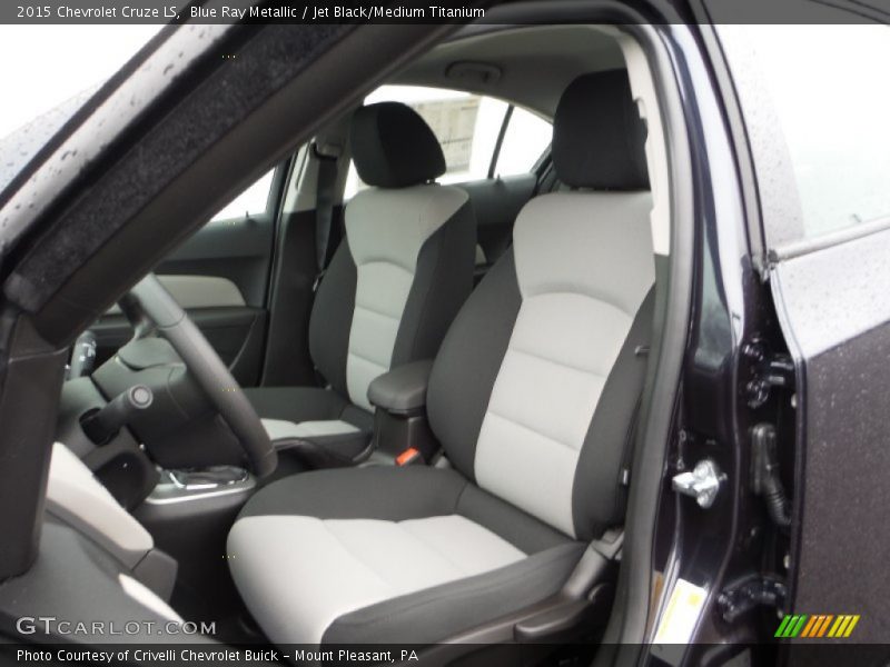 Blue Ray Metallic / Jet Black/Medium Titanium 2015 Chevrolet Cruze LS