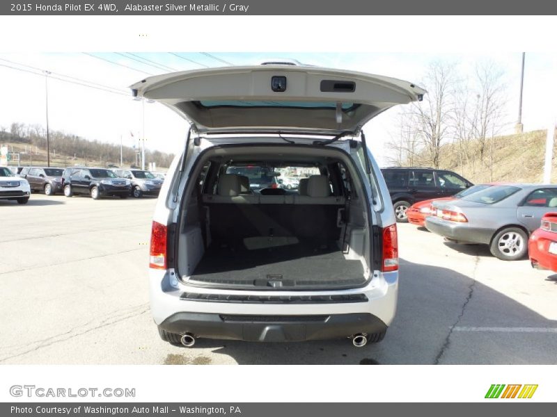 Alabaster Silver Metallic / Gray 2015 Honda Pilot EX 4WD