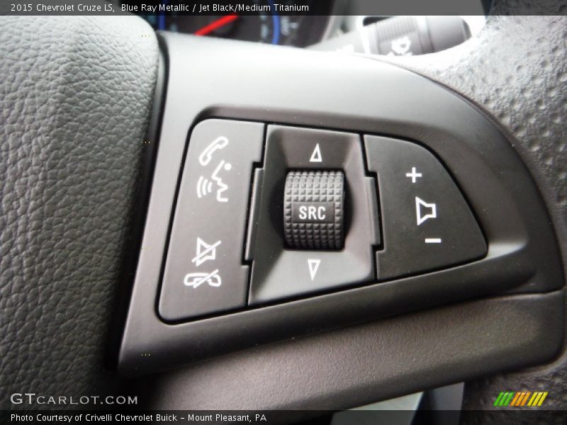 Blue Ray Metallic / Jet Black/Medium Titanium 2015 Chevrolet Cruze LS