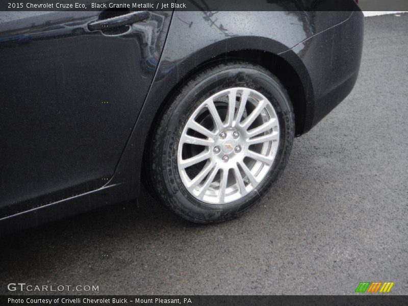 Black Granite Metallic / Jet Black 2015 Chevrolet Cruze Eco