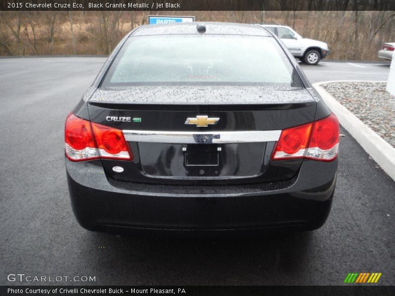 Black Granite Metallic / Jet Black 2015 Chevrolet Cruze Eco