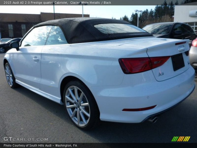 Glacier White Metallic / Black 2015 Audi A3 2.0 Prestige quattro Cabriolet