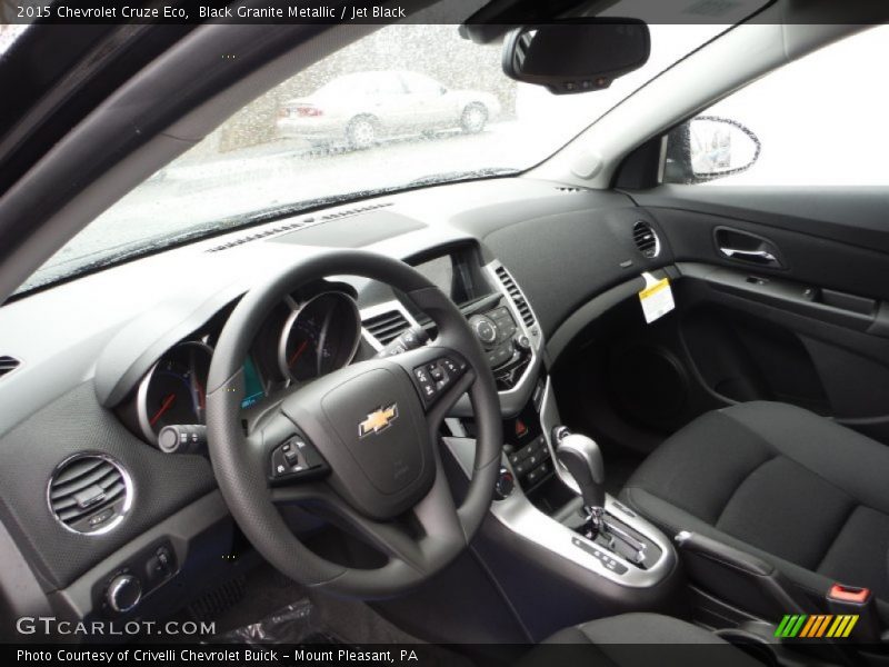Black Granite Metallic / Jet Black 2015 Chevrolet Cruze Eco