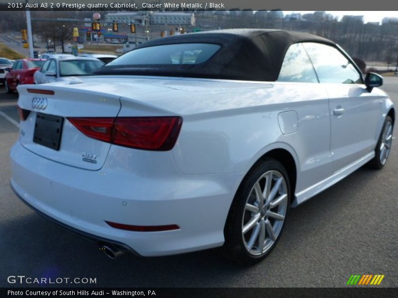 Glacier White Metallic / Black 2015 Audi A3 2.0 Prestige quattro Cabriolet