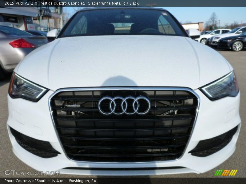 Glacier White Metallic / Black 2015 Audi A3 2.0 Prestige quattro Cabriolet
