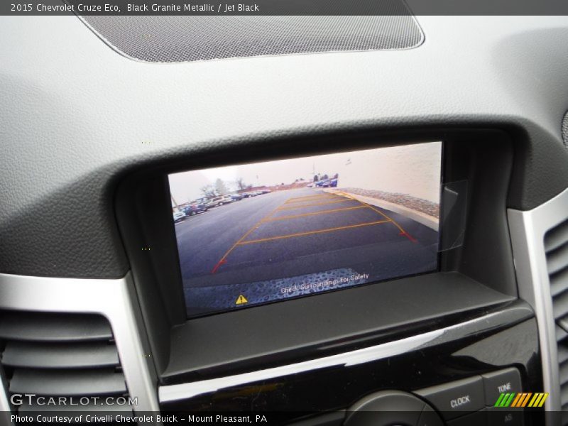 Black Granite Metallic / Jet Black 2015 Chevrolet Cruze Eco