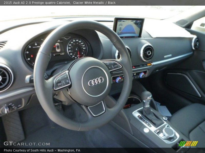 Glacier White Metallic / Black 2015 Audi A3 2.0 Prestige quattro Cabriolet