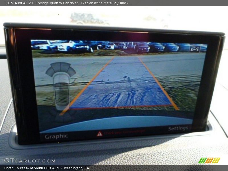 Glacier White Metallic / Black 2015 Audi A3 2.0 Prestige quattro Cabriolet