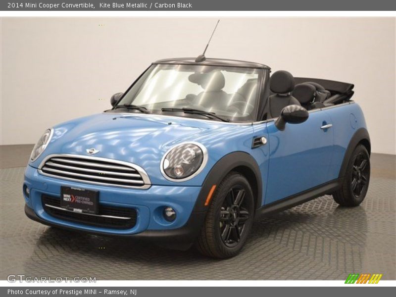 Kite Blue Metallic / Carbon Black 2014 Mini Cooper Convertible