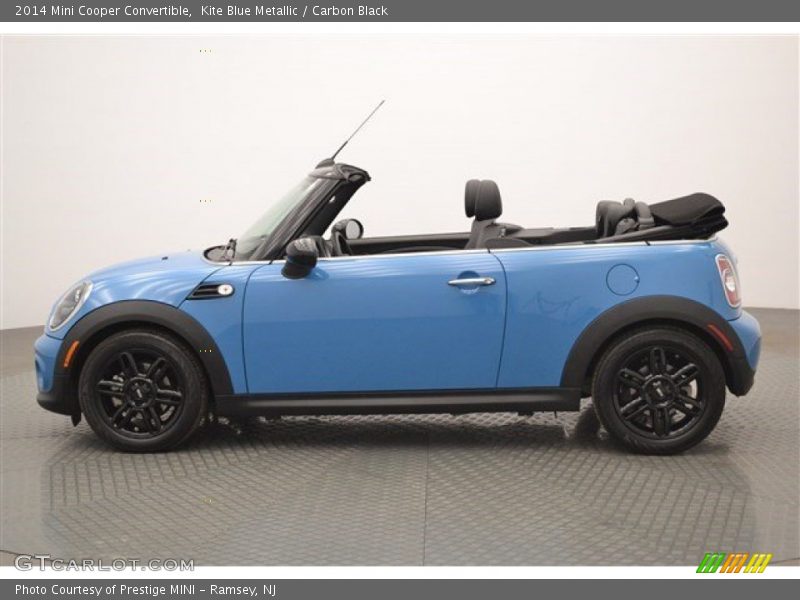 Kite Blue Metallic / Carbon Black 2014 Mini Cooper Convertible