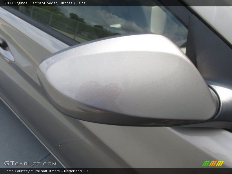 Bronze / Beige 2014 Hyundai Elantra SE Sedan