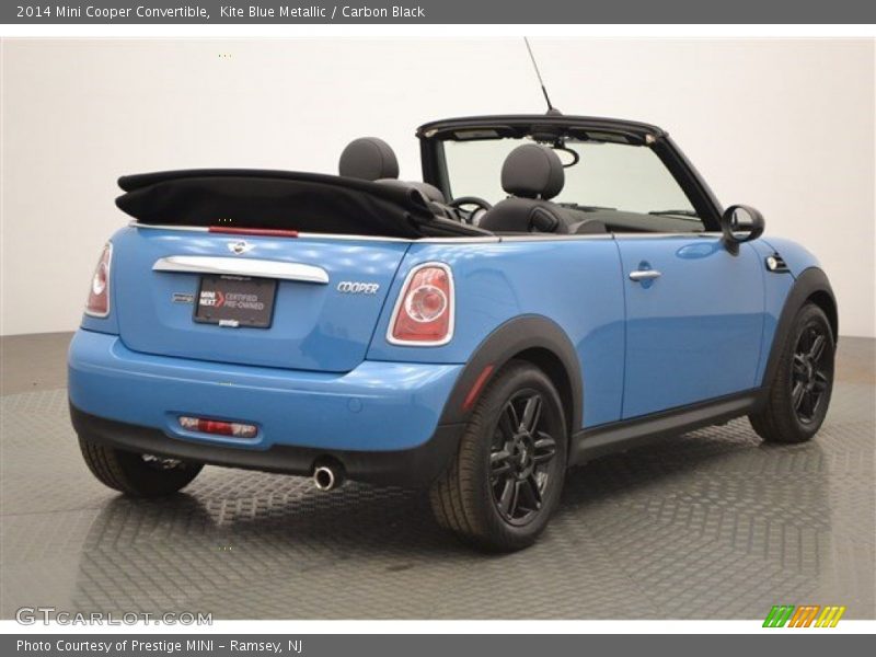 Kite Blue Metallic / Carbon Black 2014 Mini Cooper Convertible