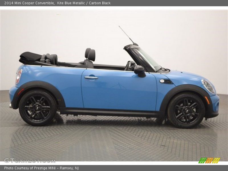 Kite Blue Metallic / Carbon Black 2014 Mini Cooper Convertible