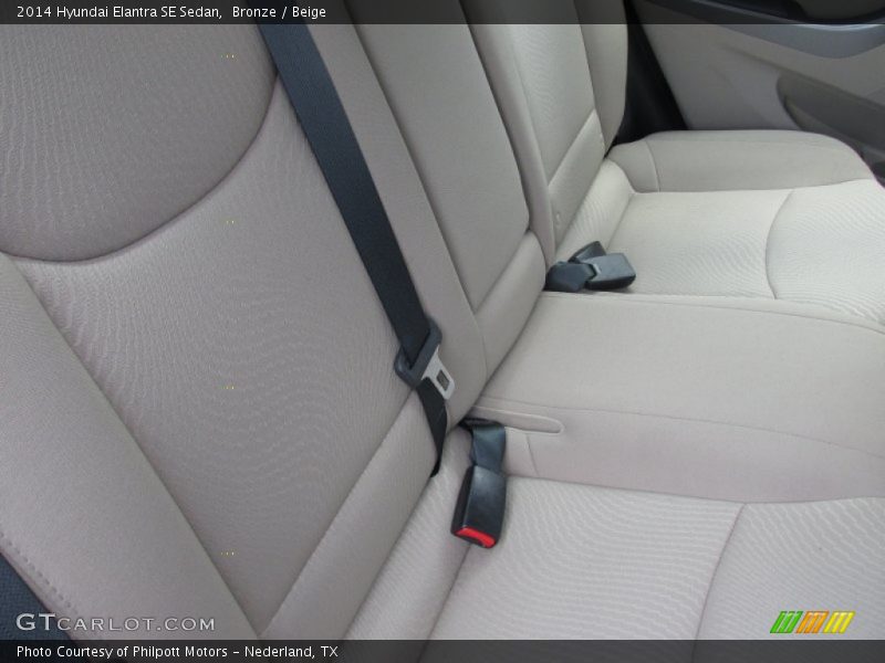 Bronze / Beige 2014 Hyundai Elantra SE Sedan