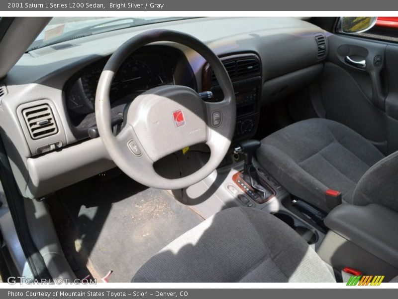 Bright Silver / Gray 2001 Saturn L Series L200 Sedan