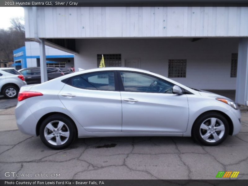Silver / Gray 2013 Hyundai Elantra GLS