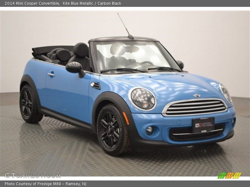Kite Blue Metallic / Carbon Black 2014 Mini Cooper Convertible